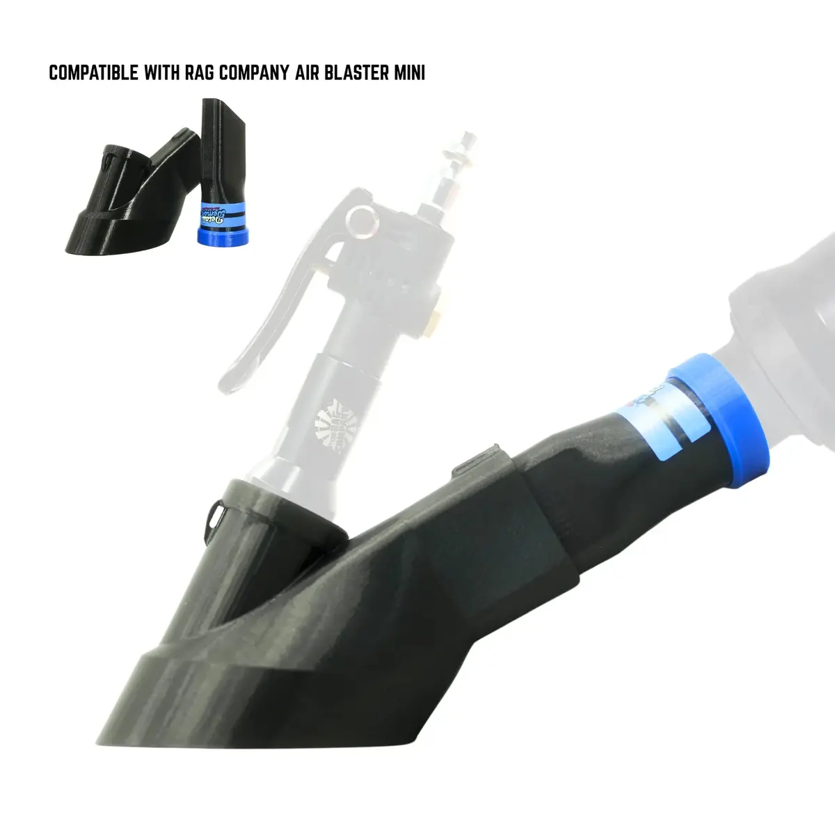 Detail Demon Crevice Air+Vac Oval Attachment For Trc Ultra Air Blaster Mini Dd-Cvav-O-Rc 1