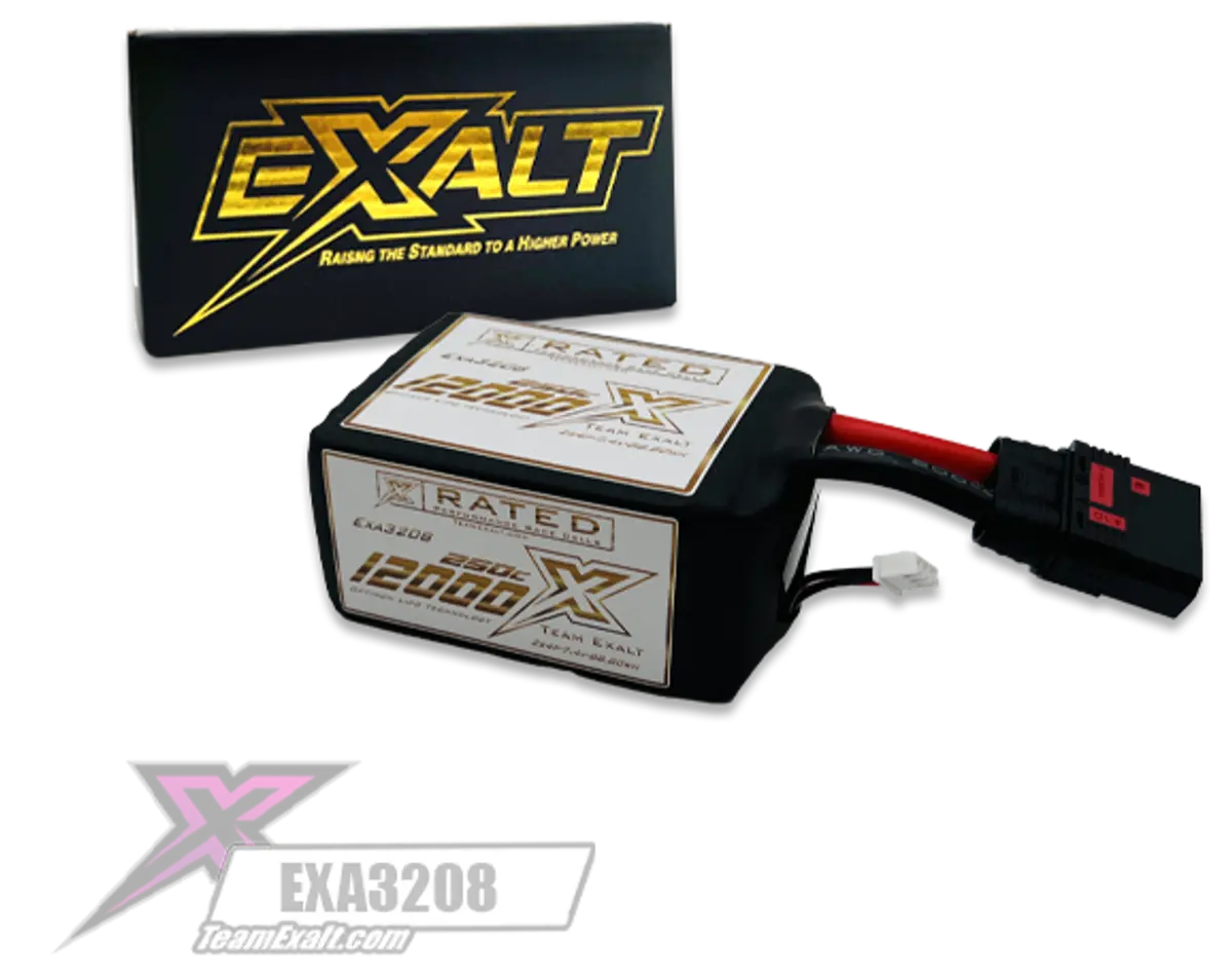 Exalt X-Rated 2S 550C Drag Race Lipo Battery (7.4V/12,000Mah) 1