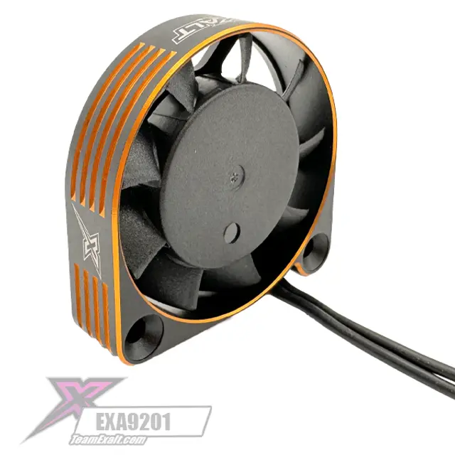 Exalt 40X40x10mm Aluminum High Speed Fan (Black/Gold) (Exa9201) 1