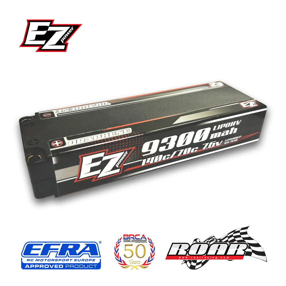 Ezpower 2S 7.6V 9300Mah 140C 'Long-Run' Lipo Hv Battery 1