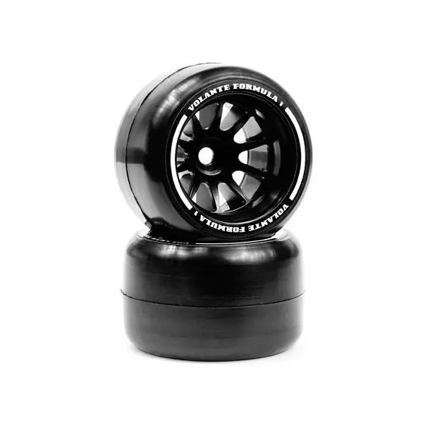 Volante F1 Front Rubber Slick Tires (Pre-Glued) Medium Hard 1