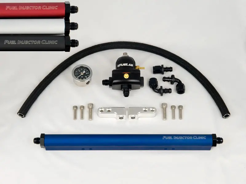 Complete Evo 8/9 Fuel Rail Kit With -8 Inlet & -6 Return Fittings (Fkt-Evo-8-9-8) 1