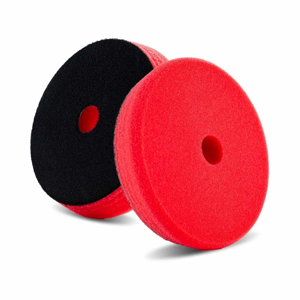 Lake Country Hybrid Force Pad System - Red Final Finishing Wax Pad 3.5", 5.5", 6.5" 2