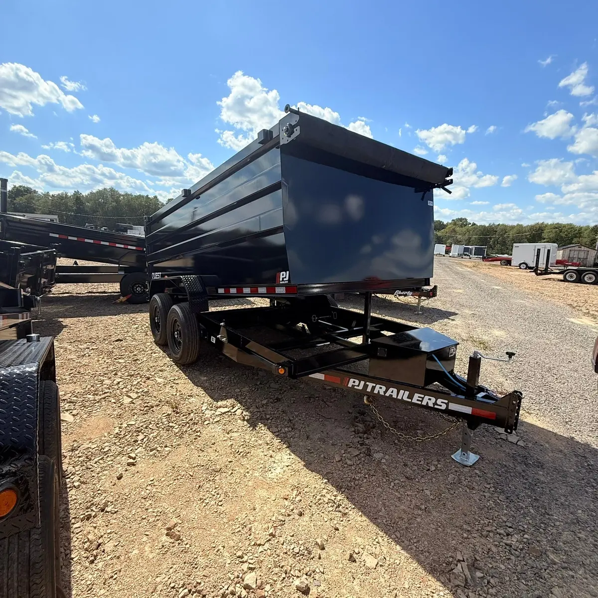 2026 Pj D7 7X14 Dump 14,000# Gvwr 4' Tall Sides 1