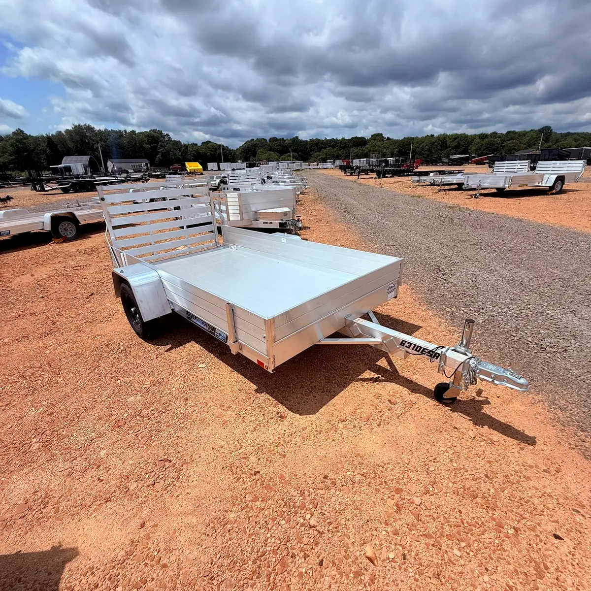 2026 Aluma 63"X10 Utility W/ 12" Sides (6310Esa-S-Tg) 1
