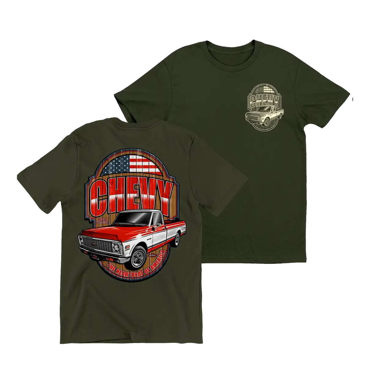 1967 C-10 Pick Up Wood Sign T-Shirt 1