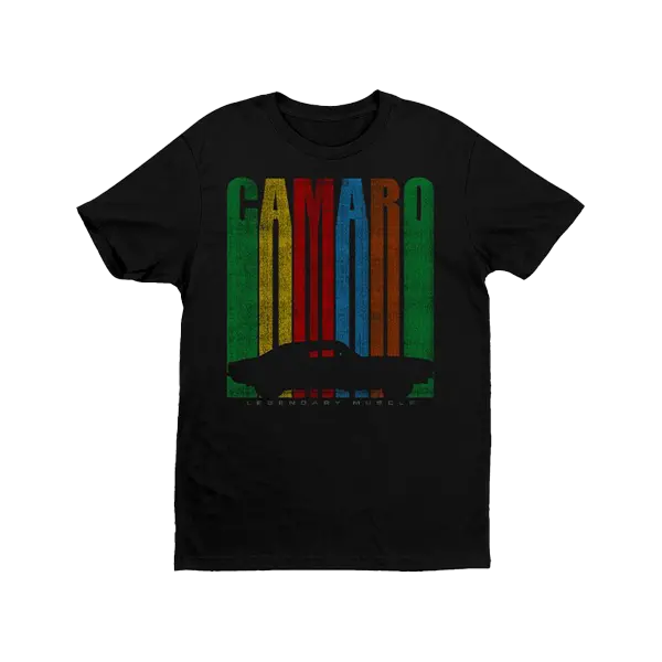 Camaro Legendary Long Stripes T-Shirt 1