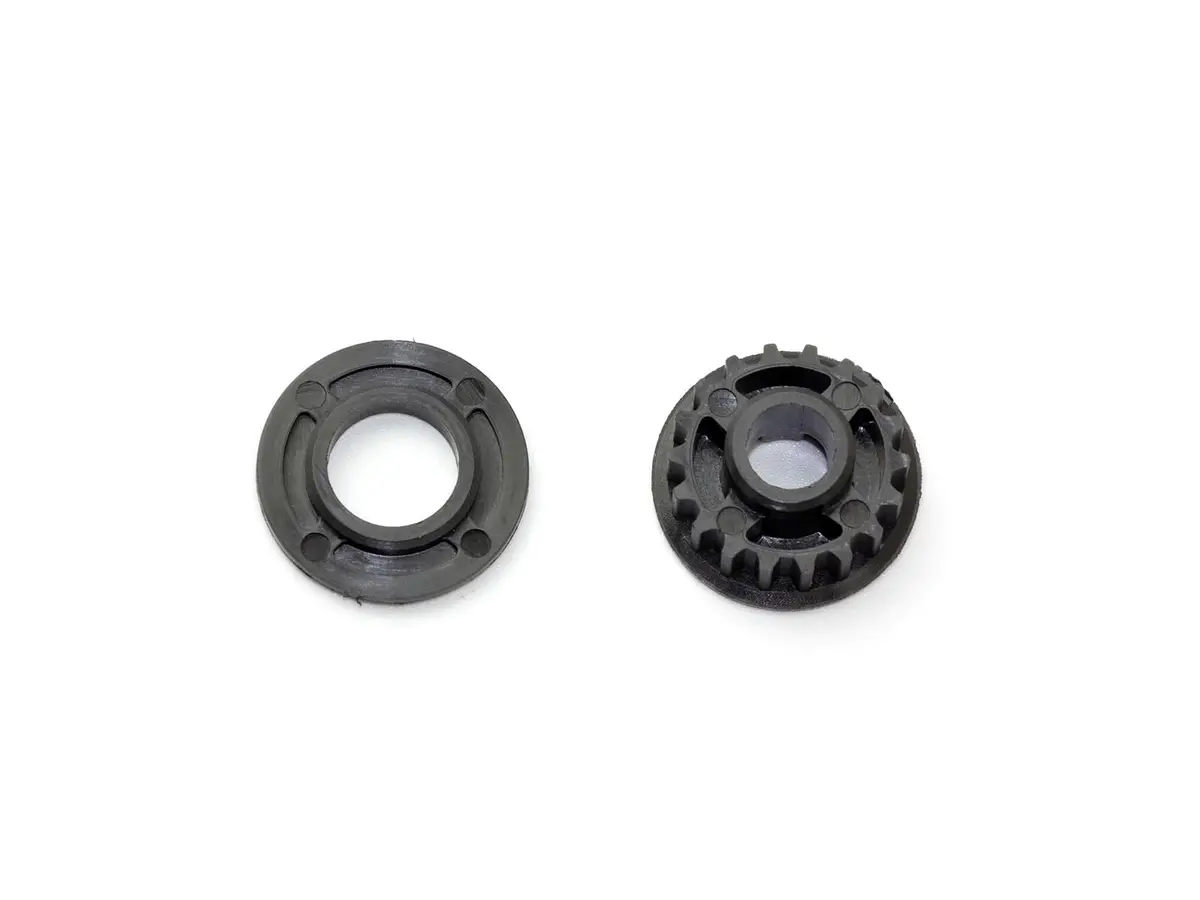 G019-18Bk - 18T Pulley Set (Black) 1