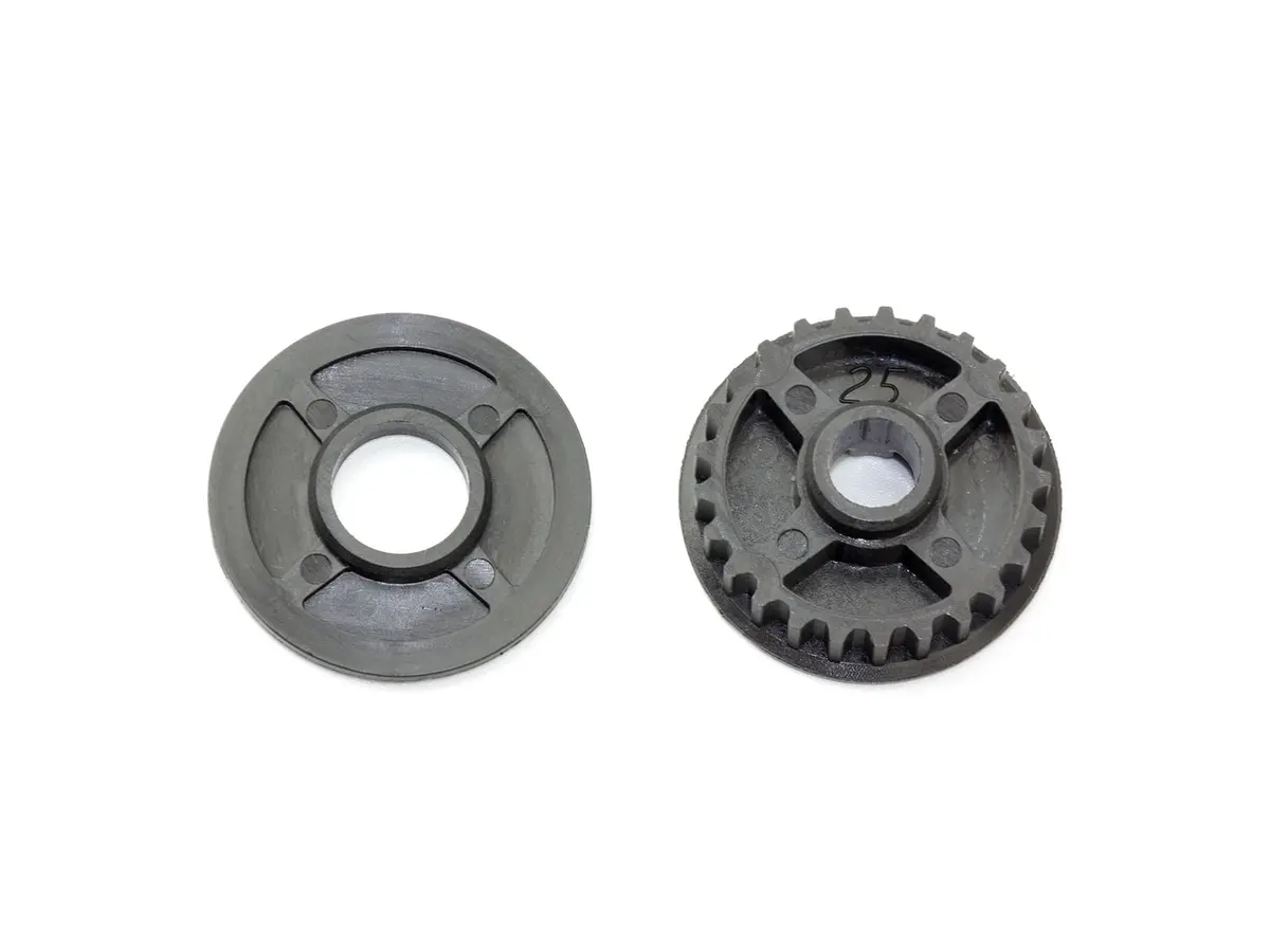 G019-25Bk - 25T Pulley Set(Black) 1