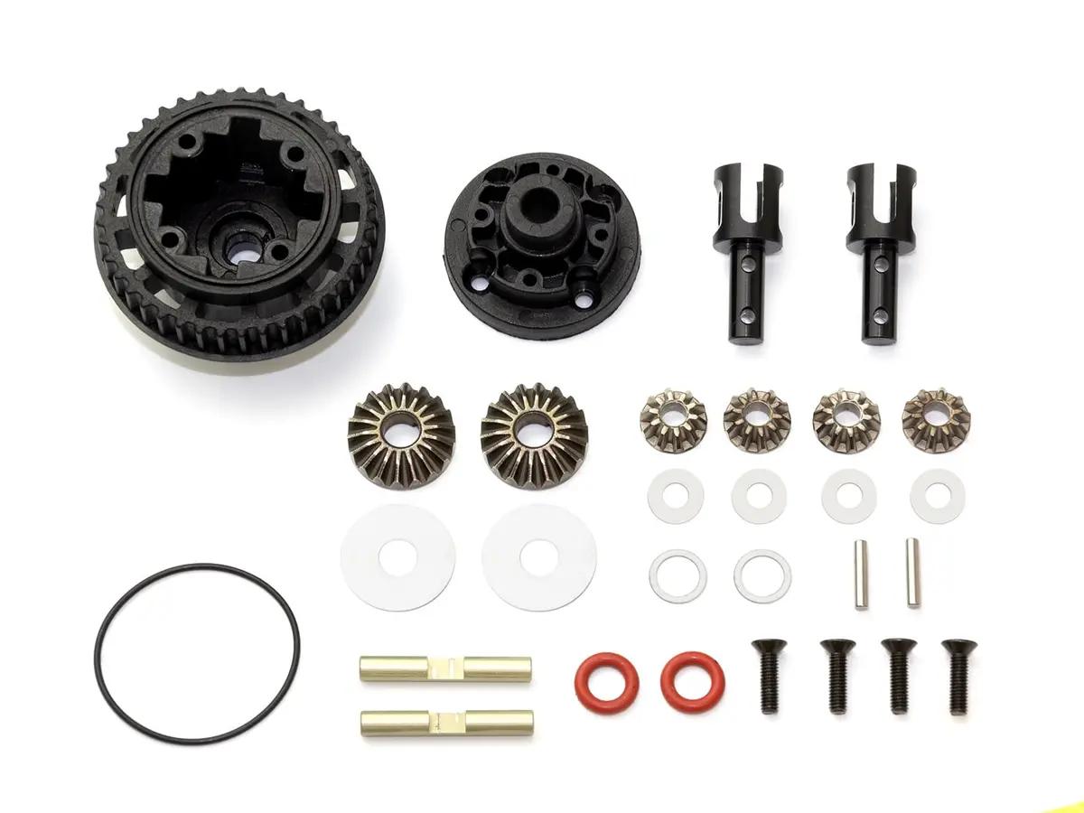 G027bk - Rear Diff Set (Black) 1