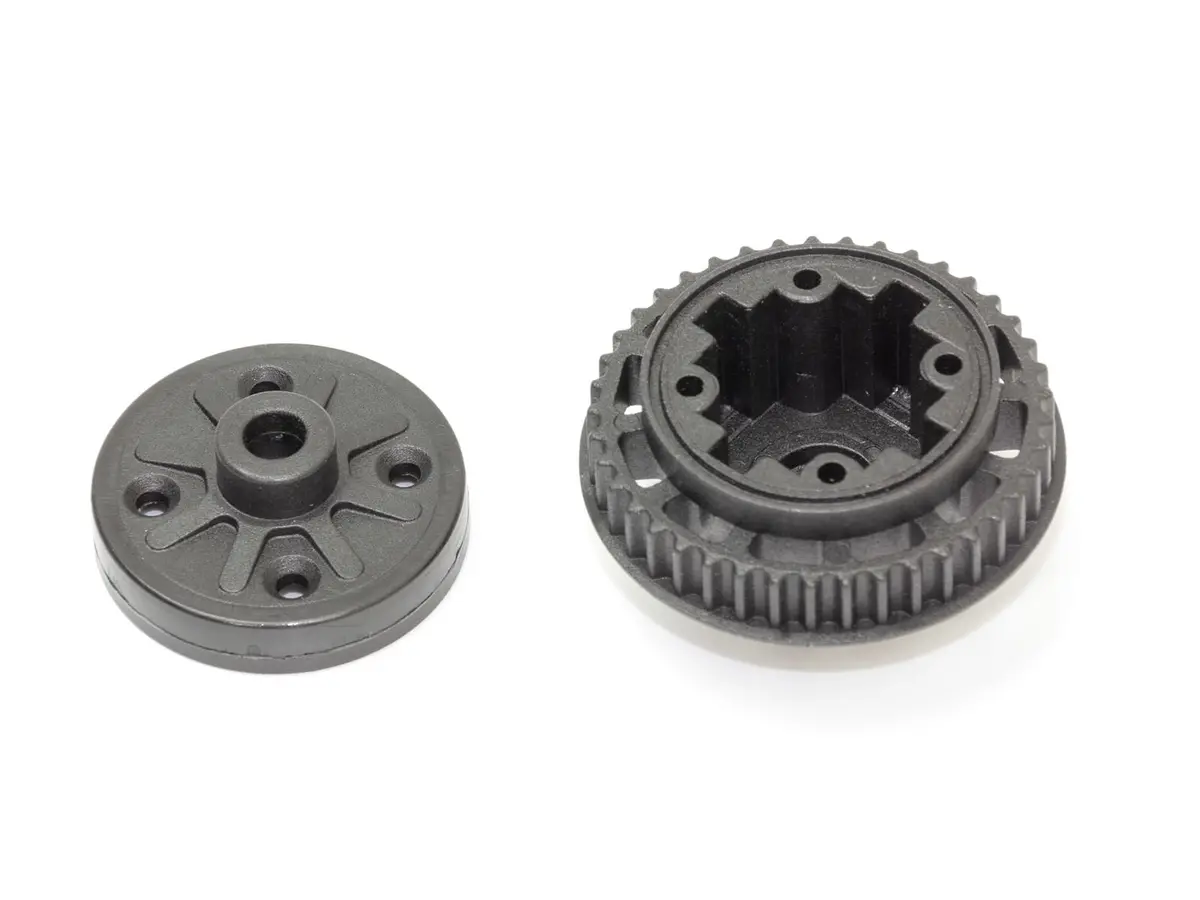 G029bk - Rear Diff Case Set (Black) 1
