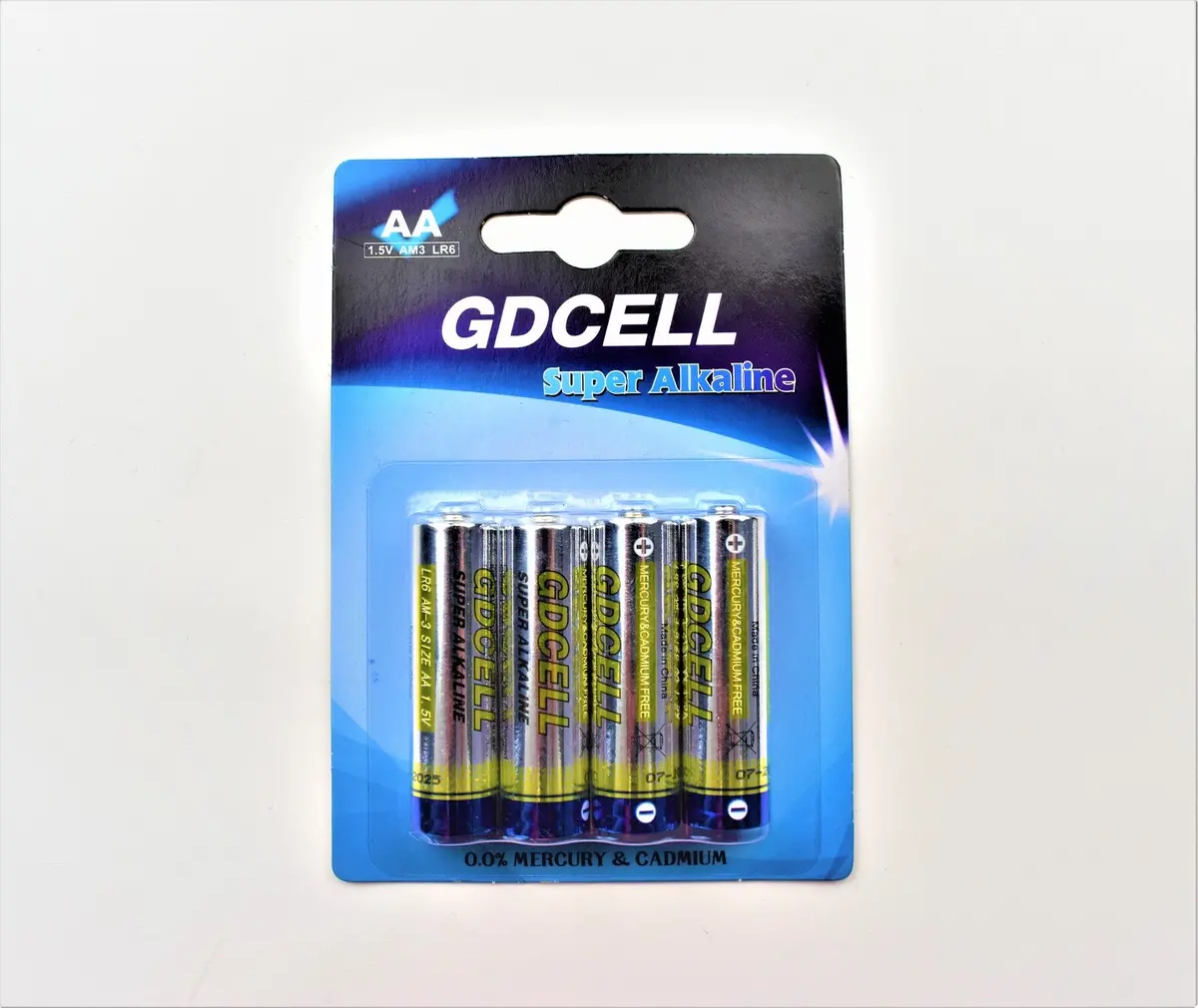 1.5V Aa Alkaline Battery 4 Per Pack, 12Pcs Per Box. 1