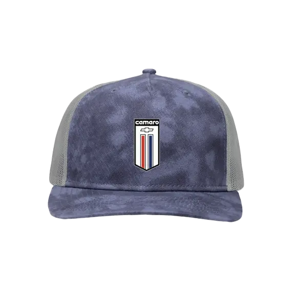 Camaro Shield Washed Trucker Hat 1