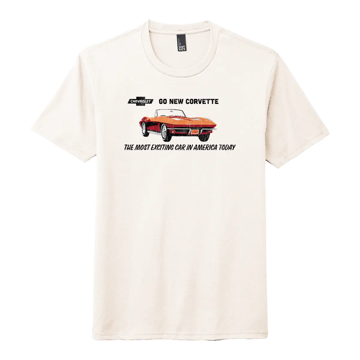 Corvette 'Go New' Modern Graphic T-Shirt - Image 2