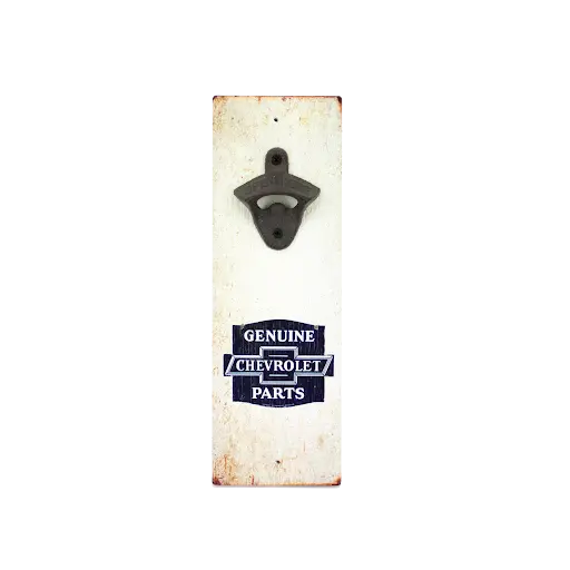Chevrolet Parts Wooden Bottle Opener 1