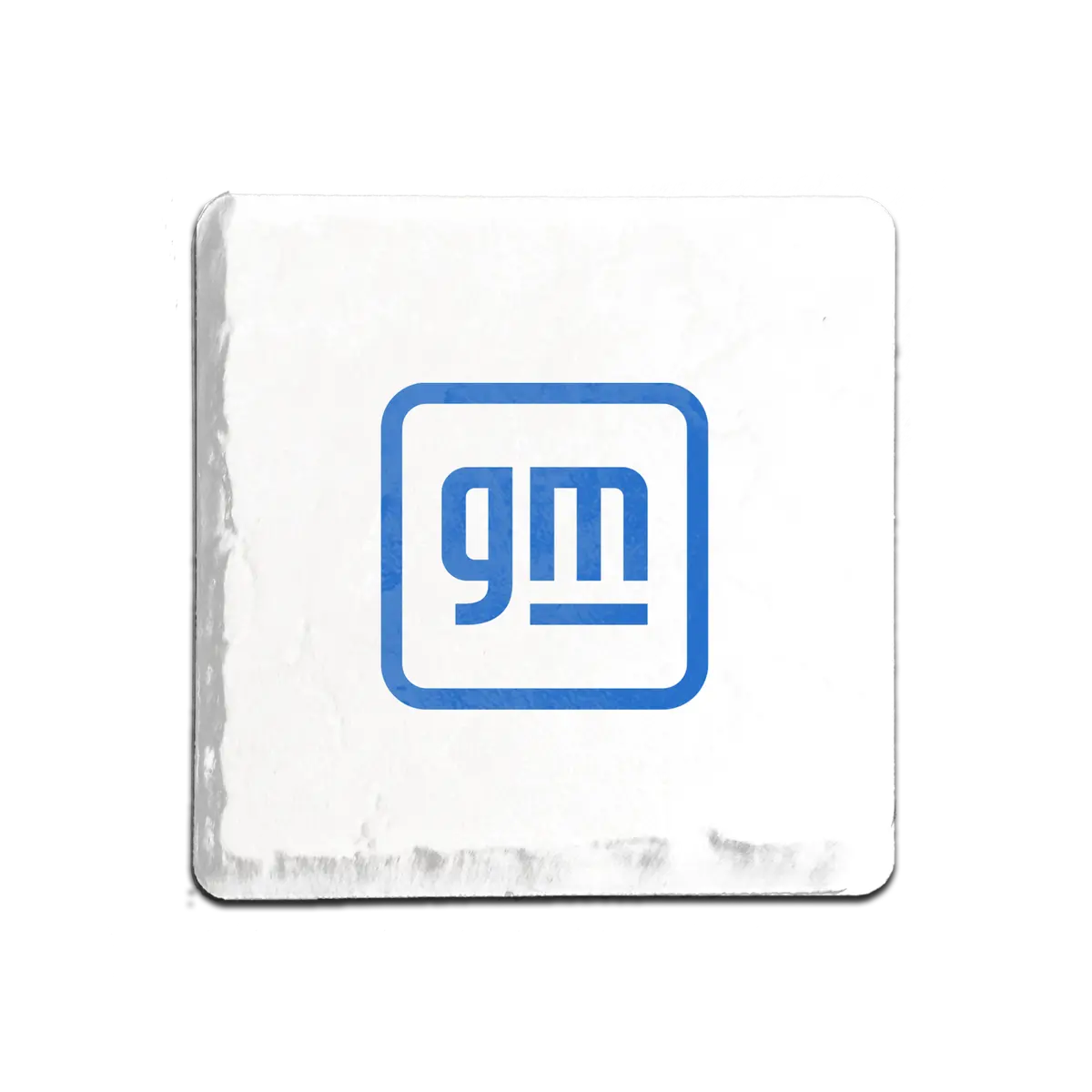 Gm Logo Stone Tile Coaster 2