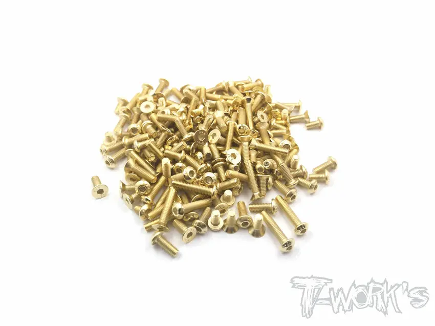 Gss-Xb2d'20 Gold Plated Steel Screw Set 118Pcs. ( For Xray Xb2d 2020 ) 1