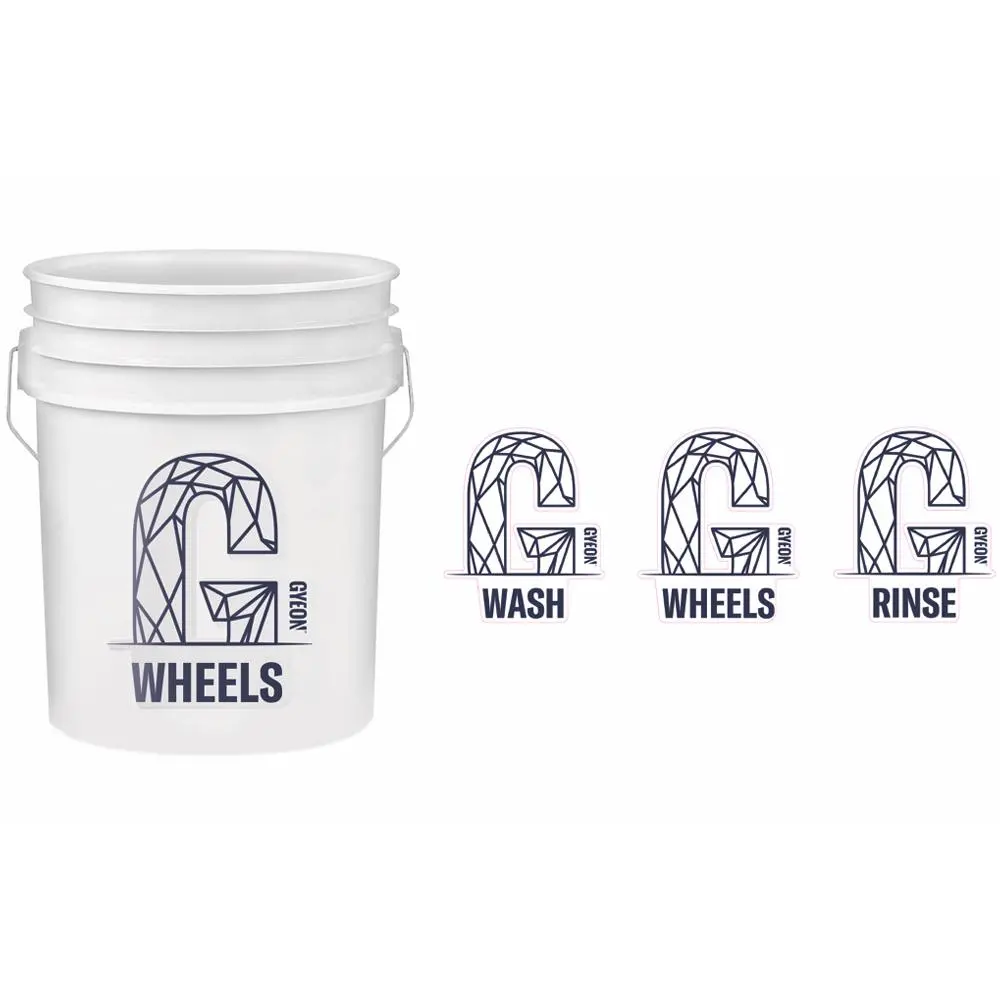 Gyeon Wash Bucket Stickers Set 1