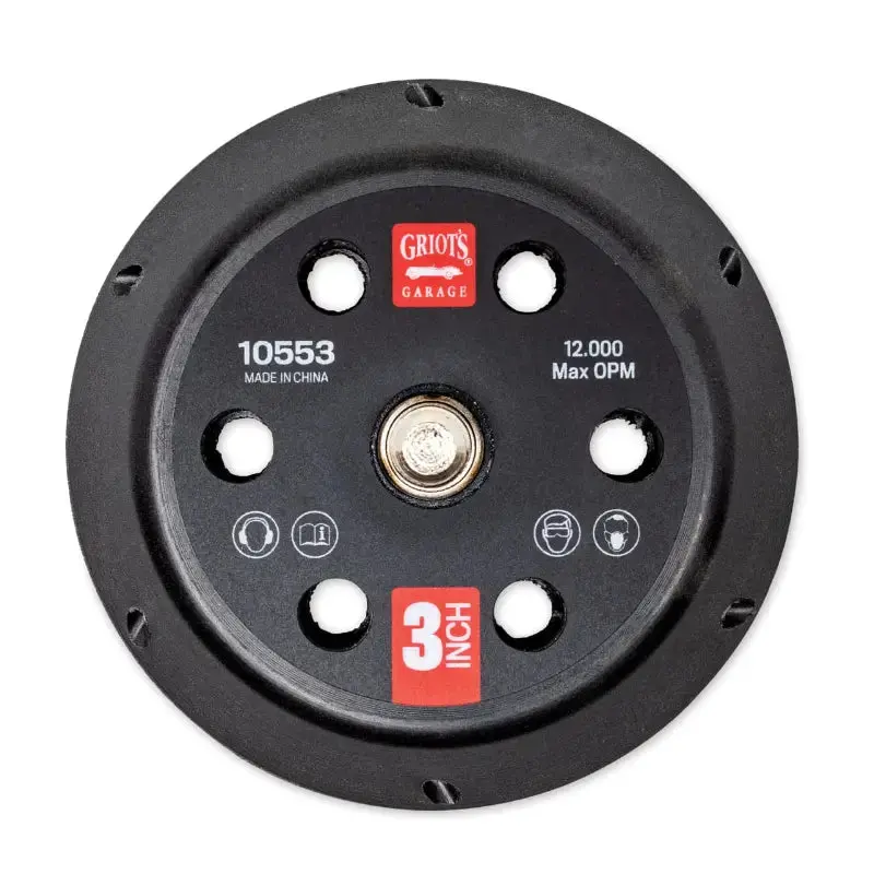 Griot's 3" Vented Plate 5/16" - 24 1