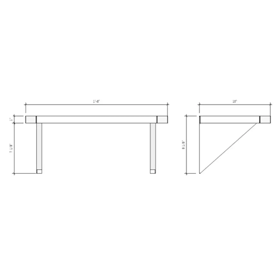Gully's Garage Stainless Pressure Washer Shelf 2