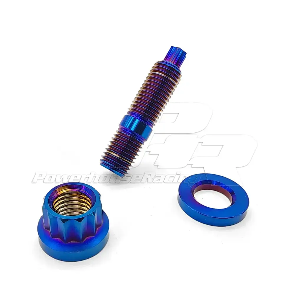 Phr - Powerhouse Racing Titanium Stud And Nut Kit For 2Jz Turbo Manifolds 2