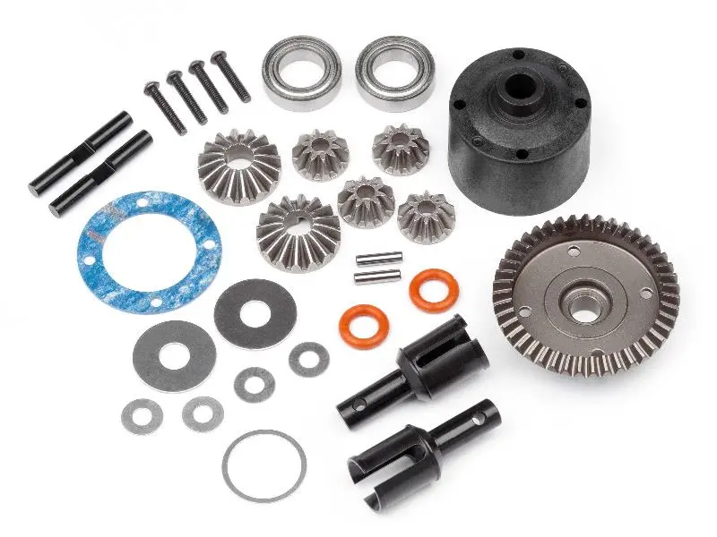 Hb Racing Rear Gear Differential Set Evotruggy 1