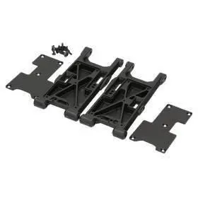 Hb Racing Rear Suspension Arm Set (Hard) 1