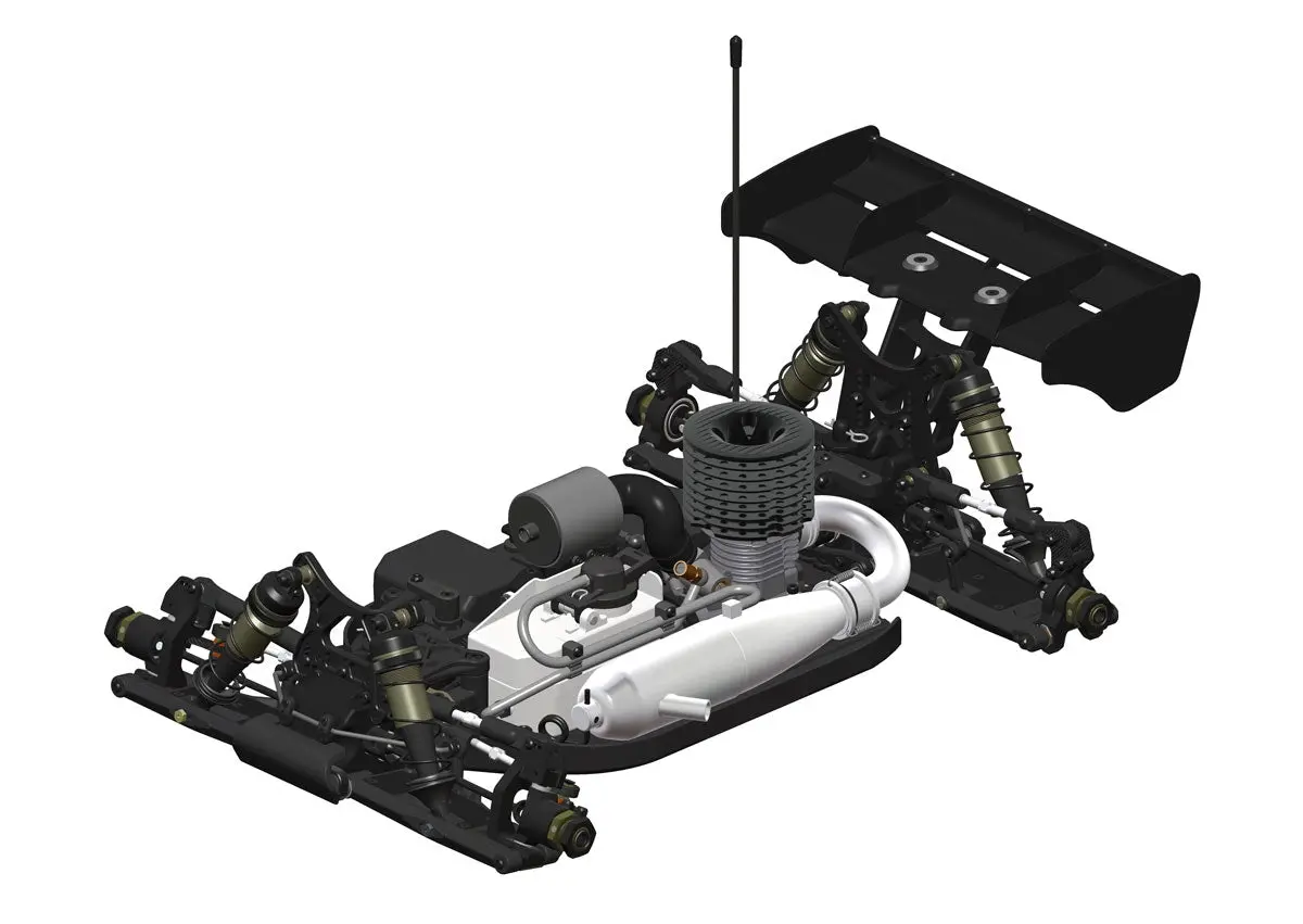Hb Racing D819 Rs 1/8 Competition Buggy No Body Hb204672 1