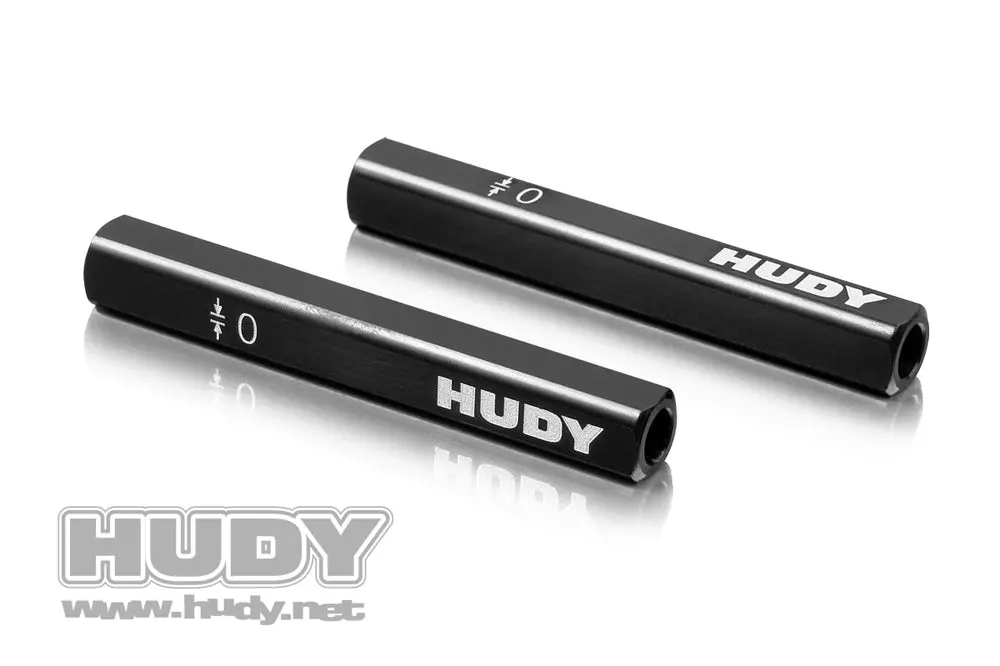 Hudy Chassis Droop Gauge Support Blocks 10 Mm For 1/10 2Pcs - Hd107702 1