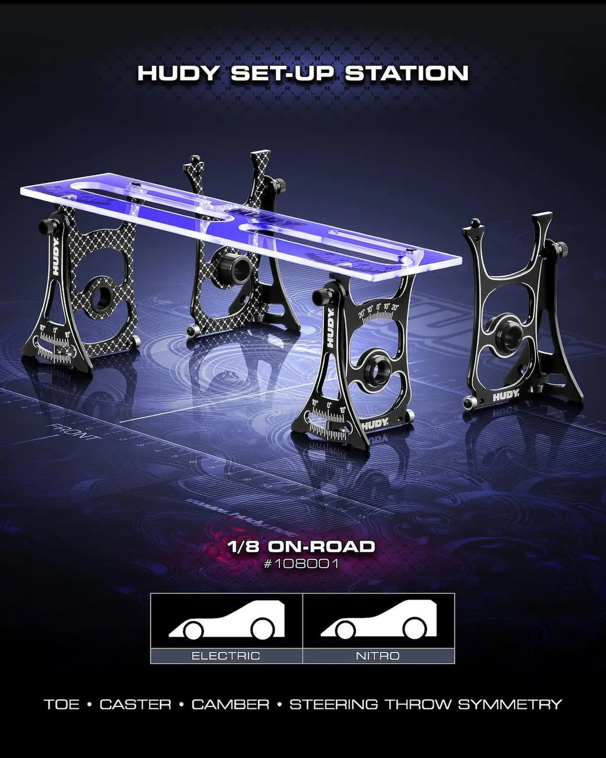 Hudy 108001 1:8Th On Road Setup Station 1