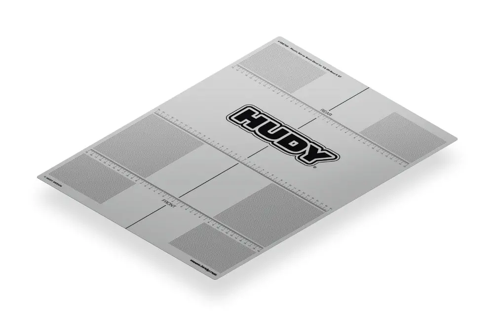 Hudy Plastic Set-Up Board Decal For 1/8 Off-Road & Gt 1