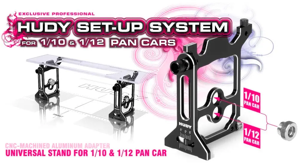 Hudy Universal Exclusive Set-Up System 1/10 - 1/12 Pan Cars - Hd109405 1