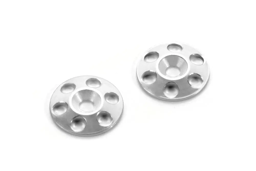 Hudy Alu Rear Wing Shim -Silver 2Pcs - Hd293561 1