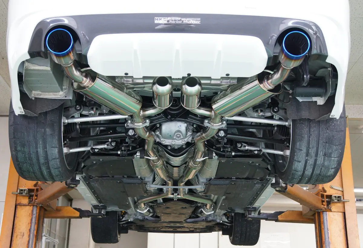 Infiniti Q50 Hks Super Turbo Muffler Exhaust 1