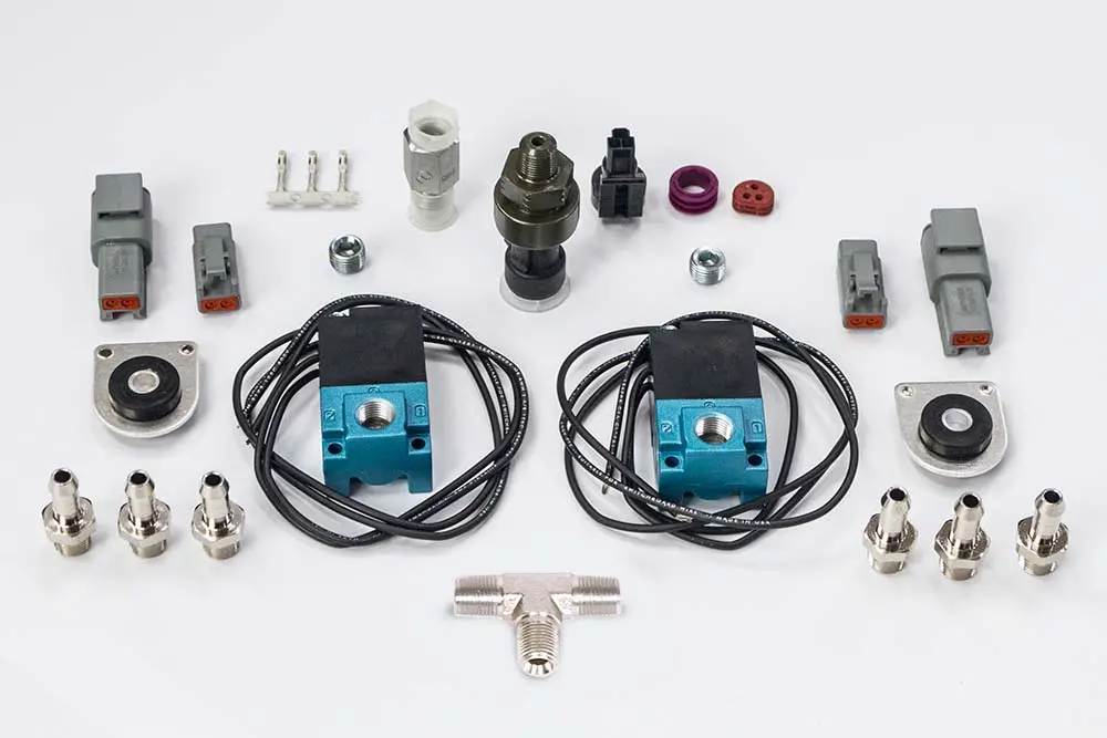 Haltech Co2 Boost Control Dual Solenoid & Pressure Sensor Kit Thread: 1/8 Npt Ht-020402 1