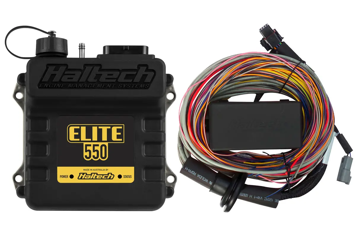Haltech Elite 550 + Premium Universal Wire-In Harness Kit Length: 2.5M (8') - Ht-150404 1