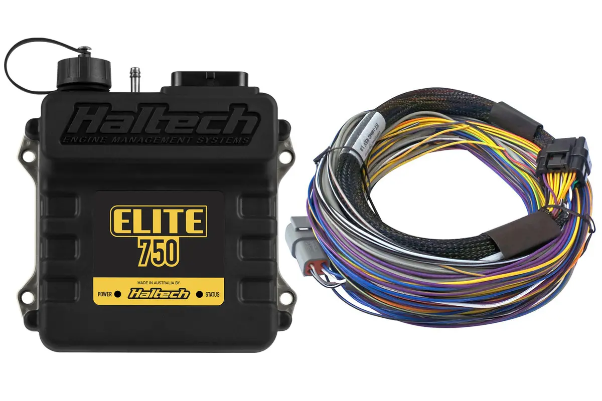 Haltech Elite 750 + Basic Universal Wire-In Harness Kit (8Ft) - Ht-150602 1