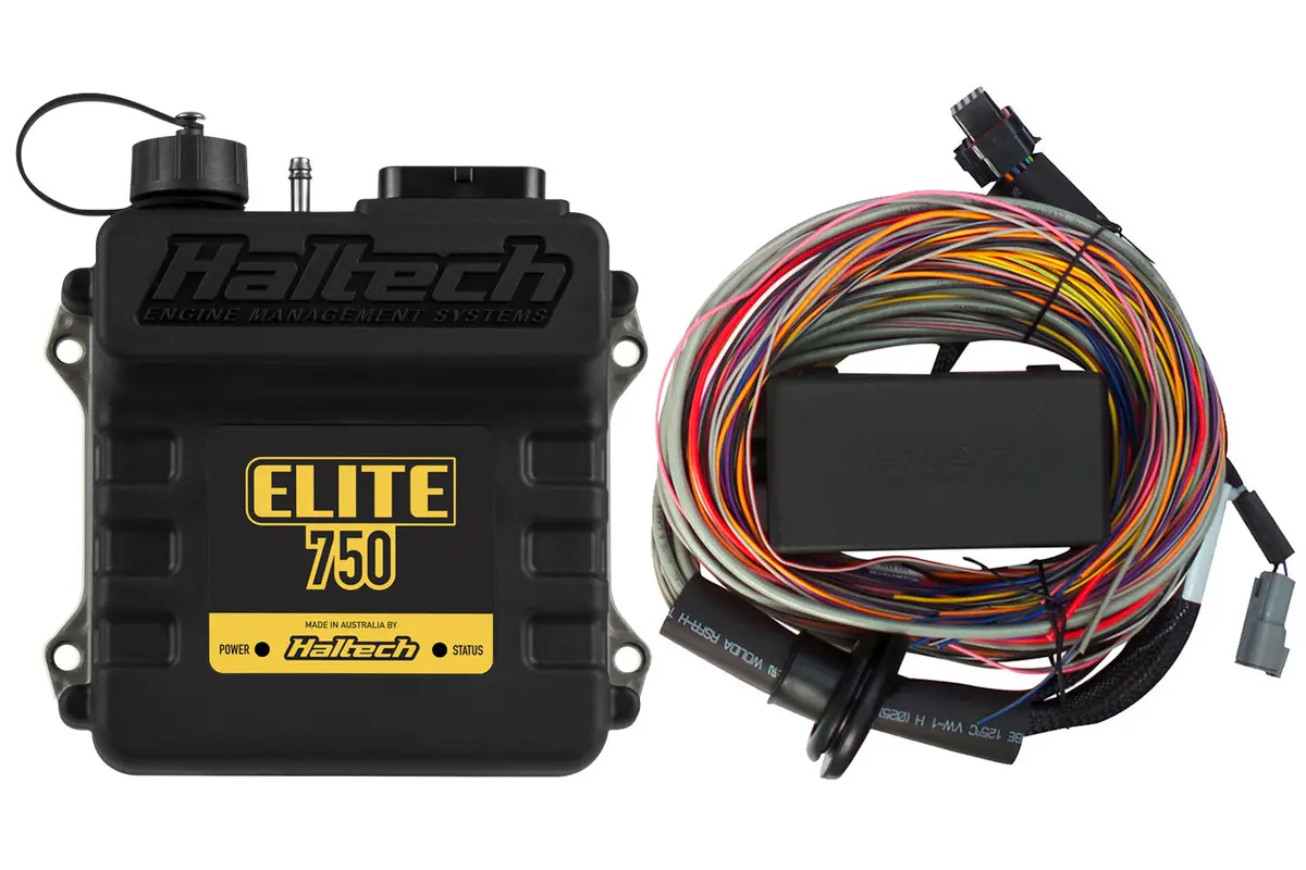 Haltech Elite 750 + Premium Universal Wire-In Harness Kit (8Ft) Ht-150604 1