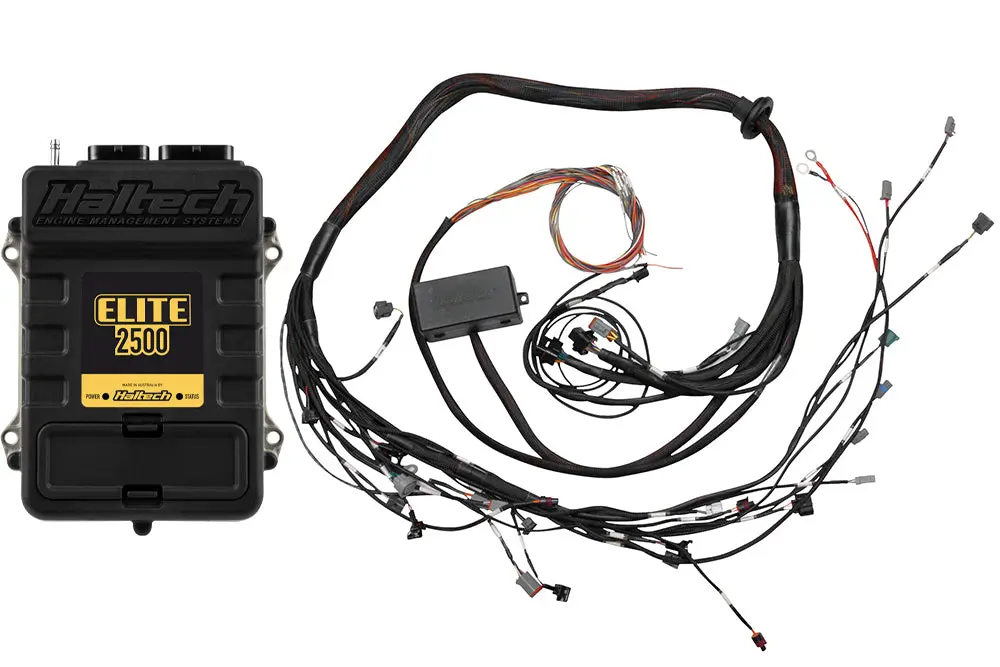 Haltech Elite 2500 + Toyota 2Jz Hpi6 Terminated Harness Kit Injector Connector: Bosch Ev1 - Ht-151326 1