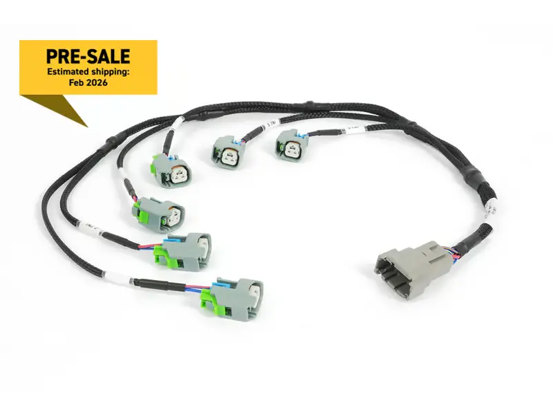 Haltech I6 Gt150 (Ev6) Primary Injector Harness For Nexus Rebel Jz Main Terminated Harness - Ht-186007 2