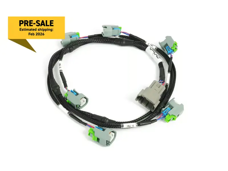 Haltech I6 Gt150 (Ev6) Primary Injector Harness For Nexus Rebel Jz Main Terminated Harness - Ht-186007 1