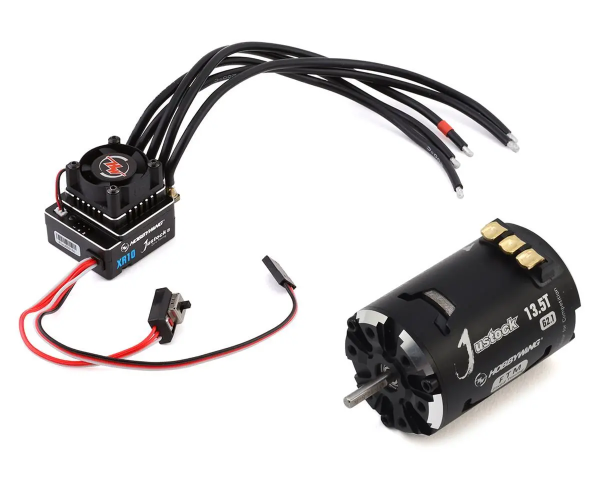 Hobbywing 38020320 Xr10 Justock G3 Sensored Brushless Esc/Sd G2.1 Motor Combo (13.5T) 1