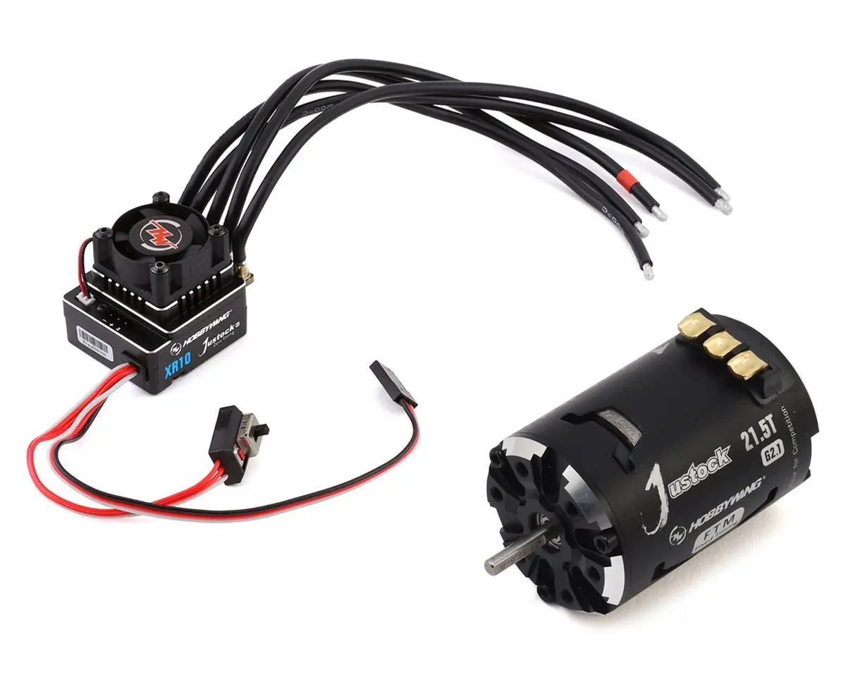 Hobbywing 38020322 Xr10 Justock G3 Sensored Brushless Esc/Sd G2.1 Motor Combo (21.5T) 1