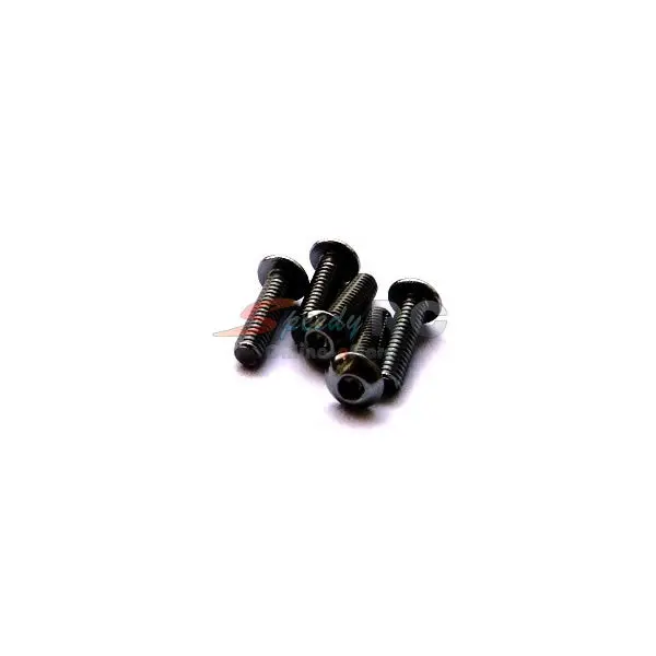 Hiro Seiko Alloy Hex Socket Button Head Screw M3x6 [Black] 69869 1