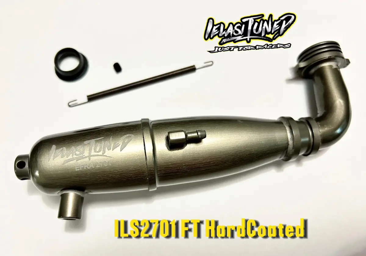 Ielasituned 2701 Ft Hard Coated Pipe & Manifold For 1/10 Tc 1