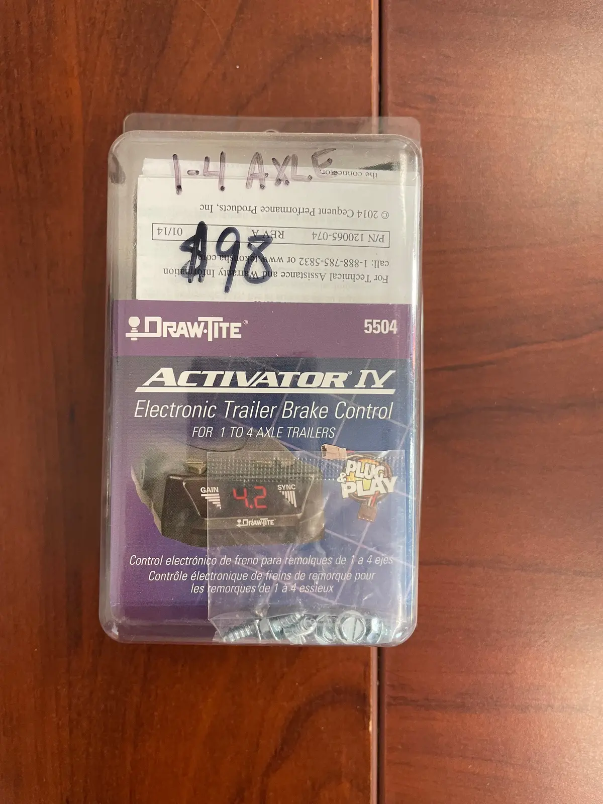 Drawtide Activator 4 Brake Control, 1-4 Axles 1