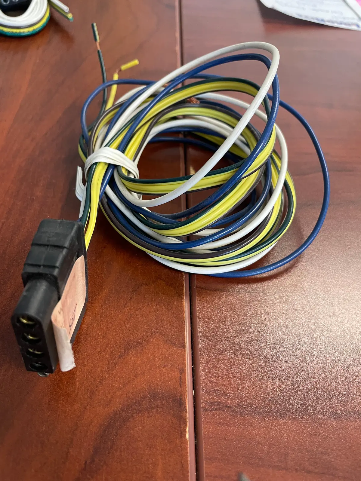 5-Way Pigtail Cord, Truck End 1