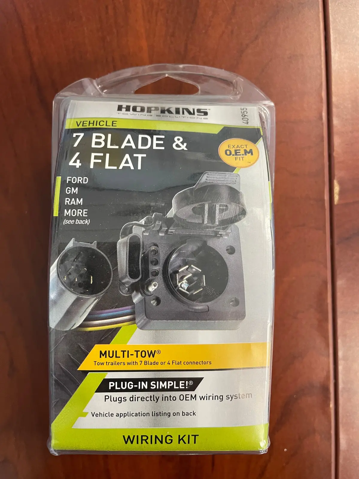 Hopkins 7 Blade & 4 Flat Wiring Kit 1