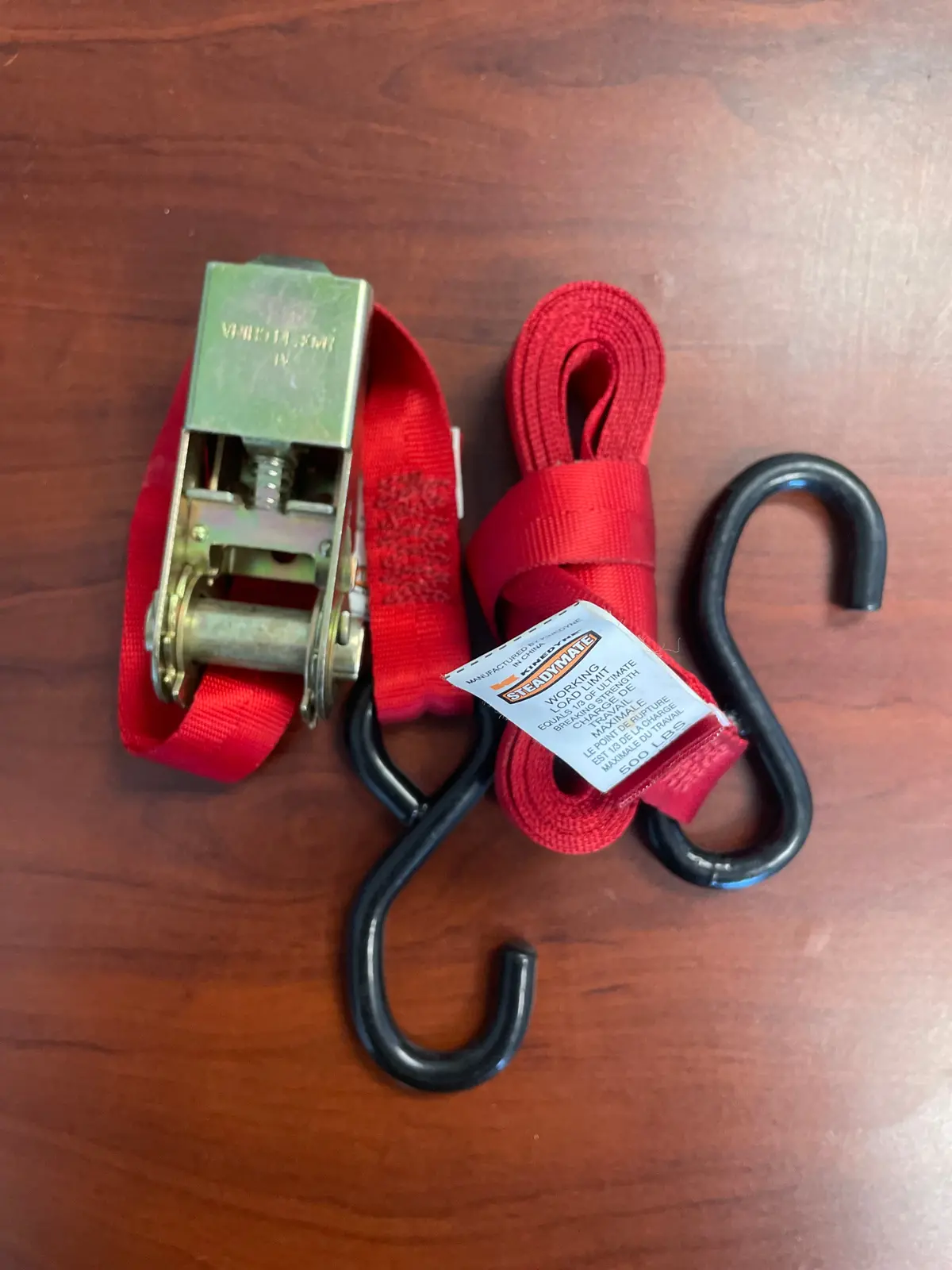 1"X12" Strap W/ Rachet, 500# 1