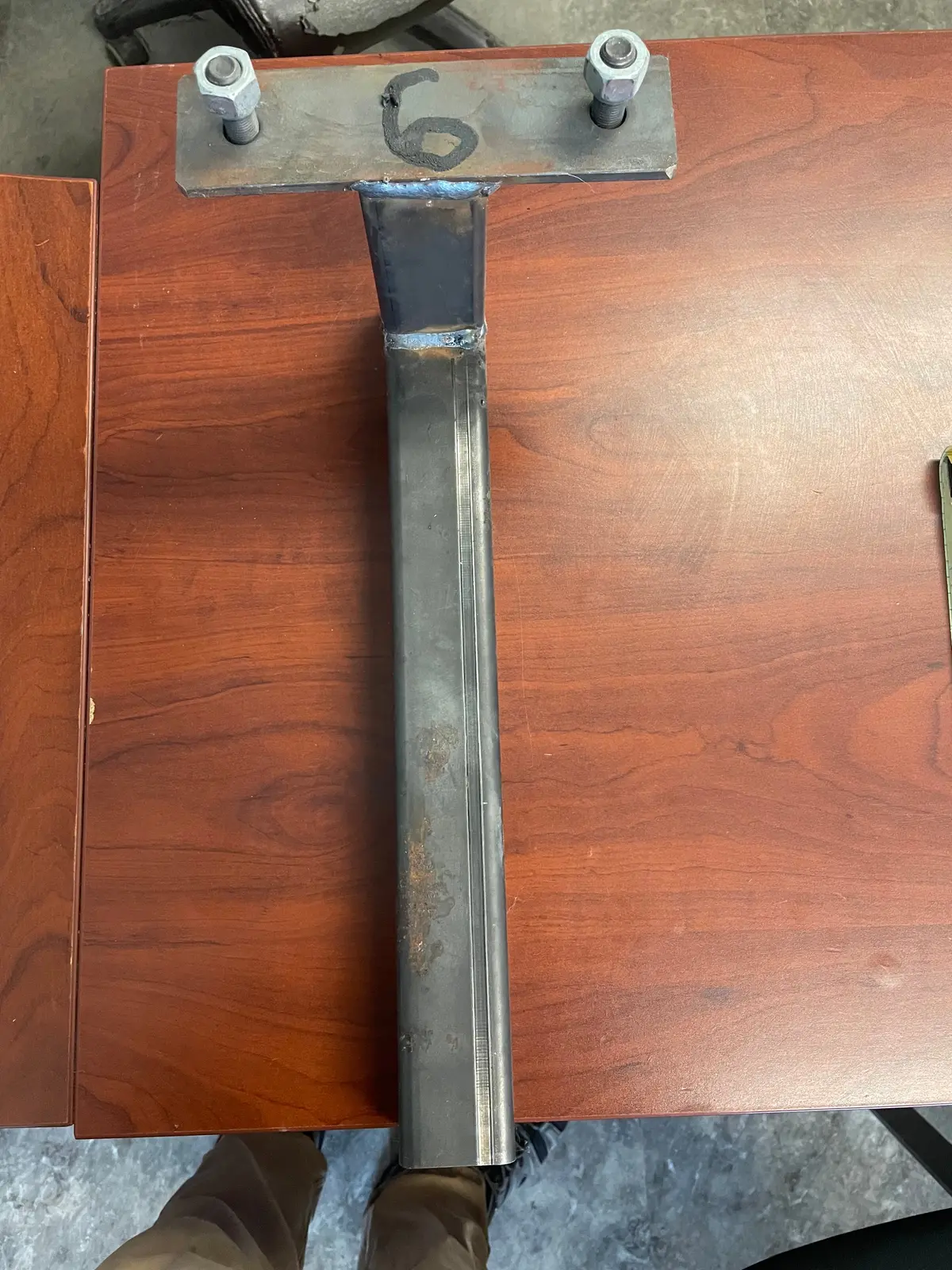 Weld On Spare Tire Mount, 6 Bolt 1